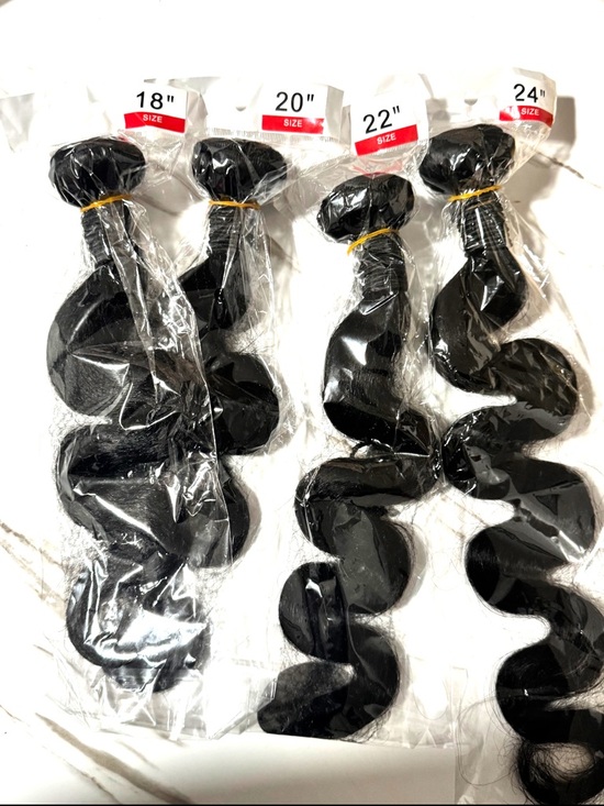Premium Body Wave Human Hair Bundles - 18\